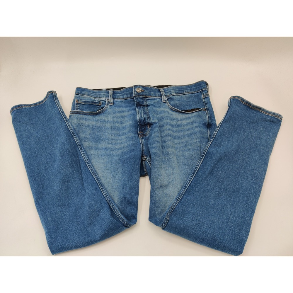 Old Navy 360 Stretch Slim Fit Jeans Mens 36x30 Medium Wash Blue Denim Pants